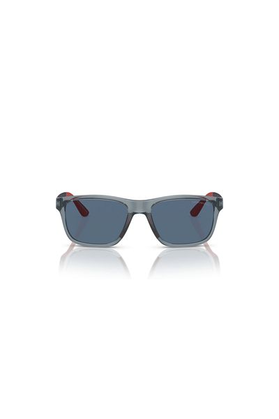 Emporio Armani Kids Man Pillow Sunglasses- Ea 4002 - Lense Size:48mm - Shiny Transparent Blue