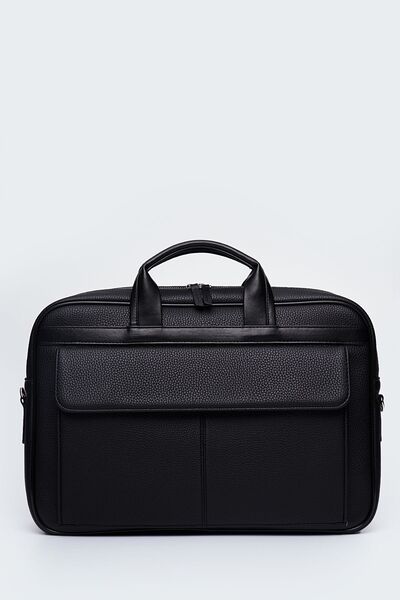 MESCHAIN Черна унисекс чанта за лаптоп и документи 16"-17"