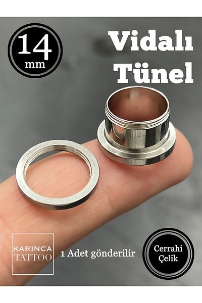 Karınca Piercing Standard 14 Mm Ear Tunnel Piercing (Larest)