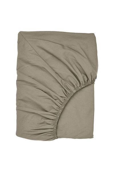 IKEA - Ullvide, Fitted Sheet, Gray-Beige, 180X200 cm