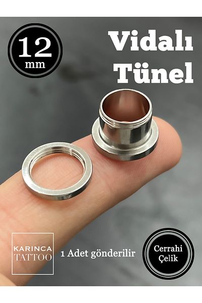Karınca Piercing Standard 12 Mm Ear Tunnel Piercing