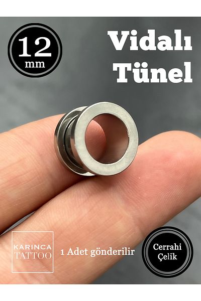 Karınca Piercing Standard 12 Mm Ear Tunnel Piercing