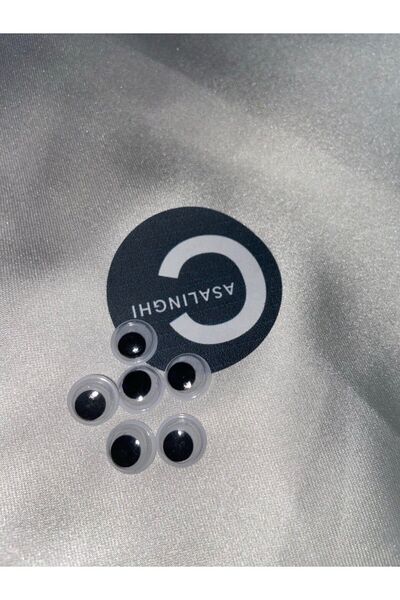 CASALINGHI Oynar Göz Küçük Boy Siyah Beyaz Oynargöz 10 mm Okul Kurs Hobi Sana...