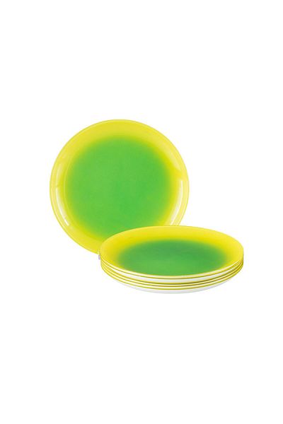 Luminarc A set of plates for serving round arcopal desserts and fruits, 6 pieces, size 19 cm