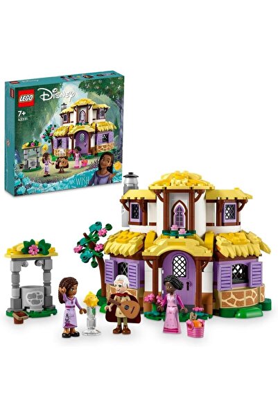 LEGO مجموعة ألعاب بناء كوخ الأميرة آشا من ديزني 43231 (509 قطعة)