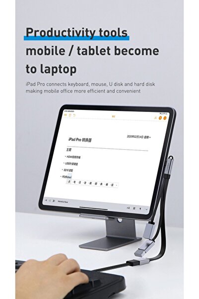 Mcstorey USB-C Portable USB Hub – Çoklayıcı Adaptör 3x USB 3.0 5Gbps Veri Por...