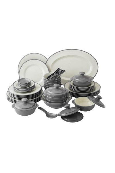 Dania Melamine dining set 57 pieces
