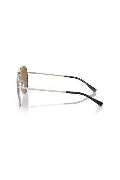 Armani Exchange Man Pilot Sunglasses- Ax 2043s - Lense Size:59mm - Shiny Pale Gold