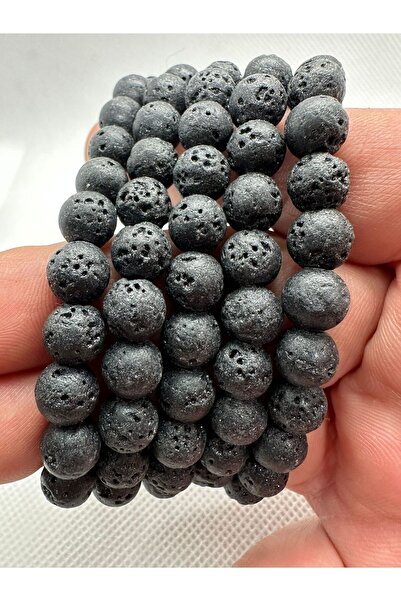 grs oyuncak سوار من حجر اللافا الطبيعي 8 ملم