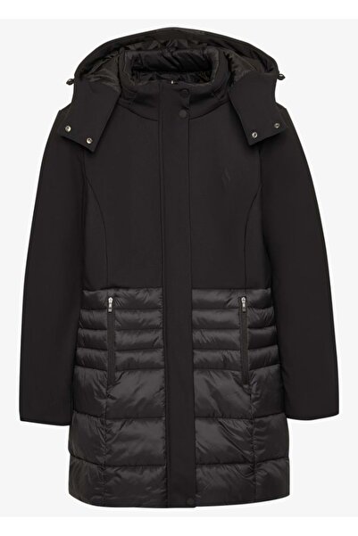 SKECHERS W Outerwear Padded Jacket Kadın Siyah Mont S242032-001