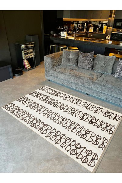 Rugs Modern Halı Συλλογή Emre – Αφηρημένο θέμα – Μικτή σύνθεση – Γυαλιστερά μ...