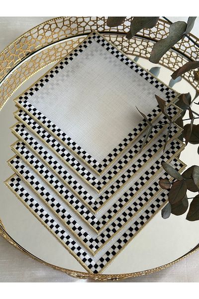 Home Sibelart 6 τεμάχια σαμπάλα με μοτίβο κοκτέιλ