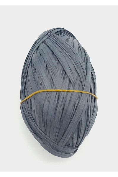 Nusrat Bilişim Special Wrapped Raffia - Dark Navy Blue Bag Accessory