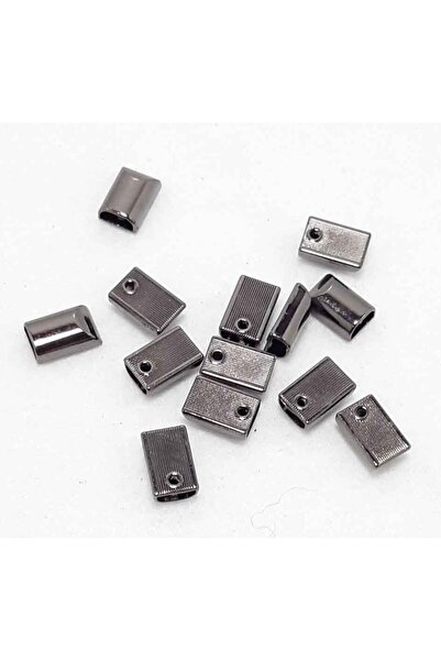 Genel Markalar Çanta Aksesuar Füme Renk Fermuar Stop, Büzgü Ucu (10 Adet)