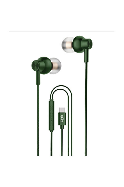Linktech H72 Ekstra Bass Type-c Kulak Içi Kablolu Kulaklık