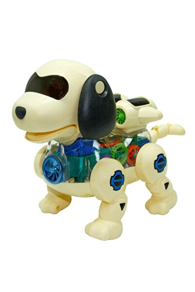 mavi su dünyası Işıklı Müzikli ve Hareketli Robot Köpek Bej Renkli - Mavi Su ...