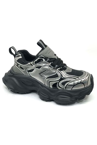 Lufian 122230017 Arıana Sneaker Unisex Δερμάτινα Αθλητικά Παπούτσια Μαύρα