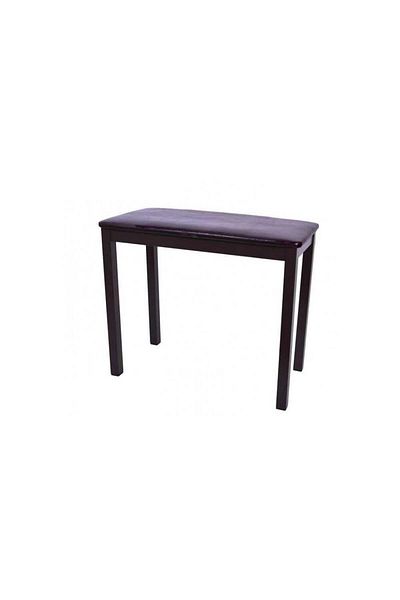 MEDELİ Dante Brown Piano Stool - Wooden Legs