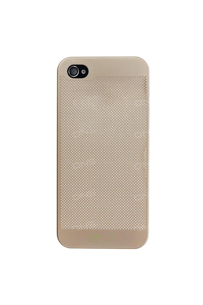 Loopee İphone 4 / 4s Kılıf Point Sert Arka Kapak Gold