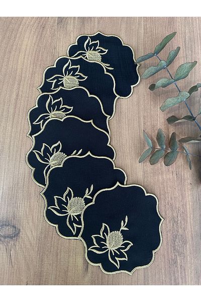 Home Sibelarthome 6 τμχ χαρτοπετσέτα παρουσίασης καφέ