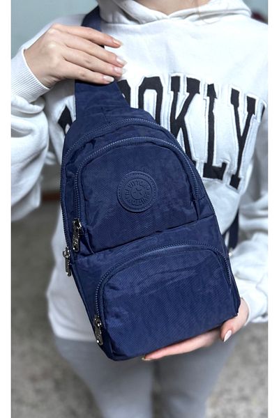 Bevitton Unisex Navy Blue Waist Bag - Bvt3300