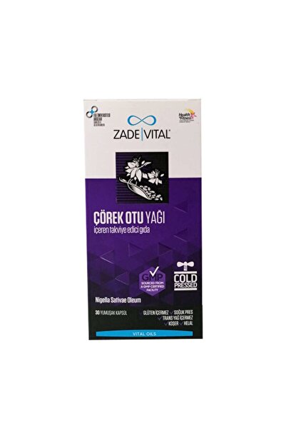 Zade Vital Zadevital Çörekotu Yağı 30 Kapsul