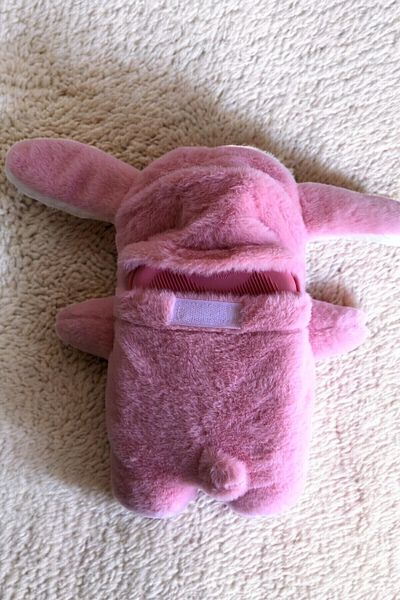PoppyPlays Pink Stitch Hot Water Bag Plush - the Cuteness of Warmth, Valentine's Day and Christmas Gift
