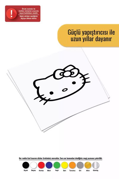 Generic Brand Hello Kitty - Vehicle, Auto, Laptop, Wall Compatible Sticker 25...
