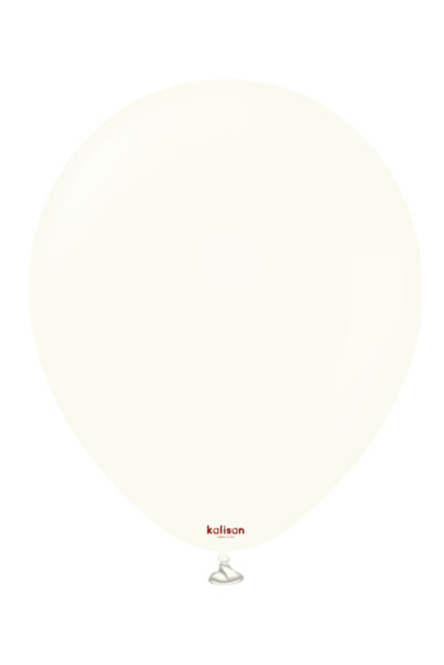 Kalisan Kali̇san Retro White Latex Balloon 12 Inches