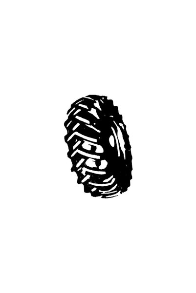 Generic Brand Truck Tire Sticker (Auto-Motor-Laptop-Wall-Decor) 20 x 30 cm