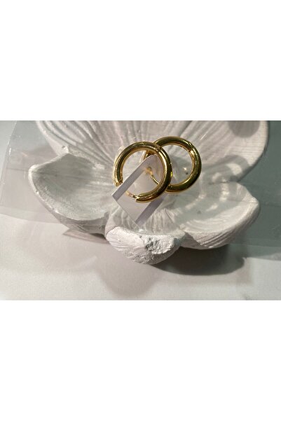 bahar takı Γυναικεία κλασικά οβάλ σκουλαρίκια από ατσάλι Anatolion δεν αμαυρώνουν