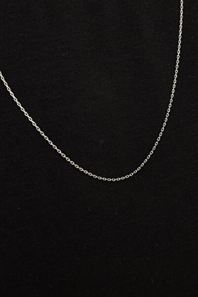 Ventino Silver 1,5mm Forse 925 Ayar Gümüş Erkek Zincir Kolye Vek-3078