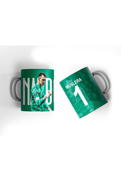 OFFSIDE Fernando Muslera Nando Muslera Green Design Printed Gift Mug