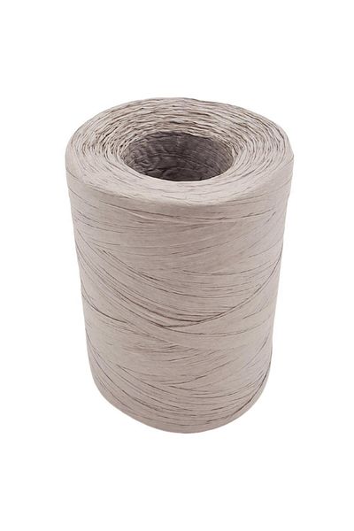 Nusrat Bilişim 100 g Imported Bamboo - Natural Soft Raffia Light Grey Bag Accessory No:D82