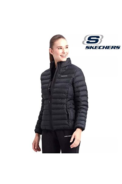 SKECHERS W Turtle Neck Essential Jacket S212273-001 Women's Casual Coat Black