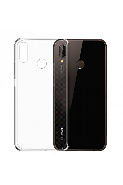 FitCase Huawei P20 Kılıf Soft Silikon Şeffaf Arka Kapak