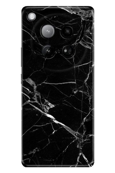 senada Infinix Zero 40 4g Case Patterned Tpu Silicone Printed Marble Black