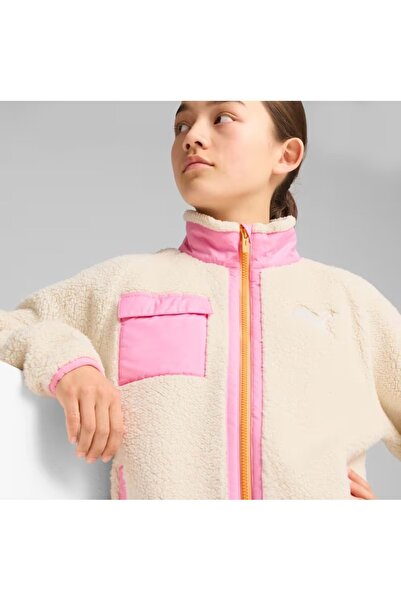 Puma 626504-87 Hybrid Sherpa Jacket Kız Çocuk Mont PEMBE