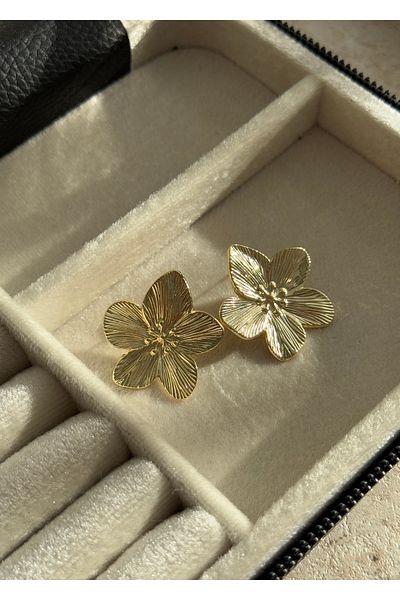 KİLİGİSTANBUL Aria Flower Earring 3.50 cm