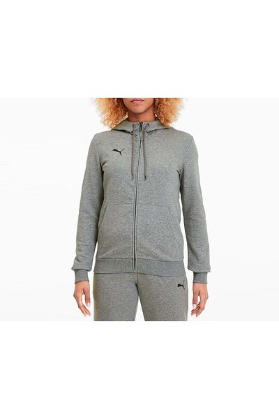 Puma 657083   Teamgoal 23 Casuals - Γυναικείο φούτερ με γκρι κουκούλα