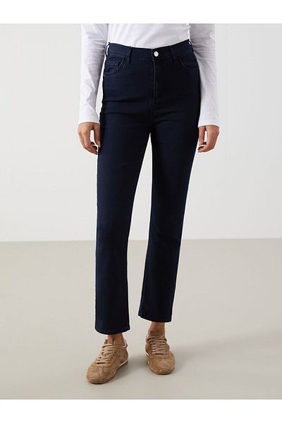LC Waikiki Pantaloni Jean de damă Straight Fit