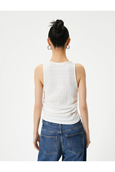 Koton Drape Detaylı Atlet Dokulu Bürümcük