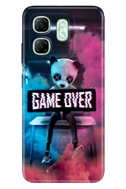 senada Infinix Hot 50I - Smart 9 Case Patterned Tpu Silicone Printed Game over