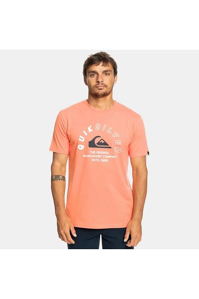 Quiksilver Στρεβλωμένα μοτίβα M Tees Ανδρικό μπλουζάκι από ανθρακί Eqyzt07205-kta0