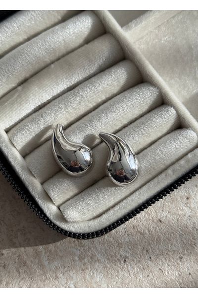 KİLİGİSTANBUL 3cm Wide Ultra Light Bote Earrings