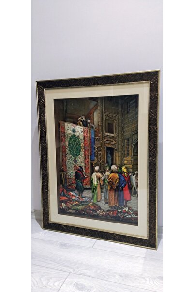 Butik Halı satıcısı kağıt rölyef tablo