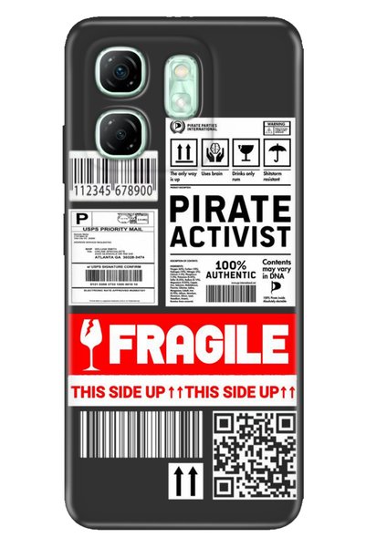 senada Infinix Hot 50I - Smart 9 Case Patterned Tpu Silicone Printed Fragile