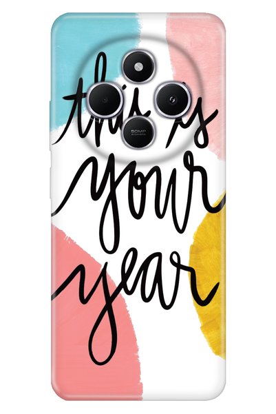 senada Case for Xiaomi Redmi A4 5g Pattern Tpu Silicone Your Year