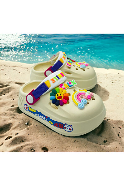 Hızlı Al Girl's Cross Sandals Slippers. Girl's Slippers Suitable for Marine Pool Garden Home Interior Use