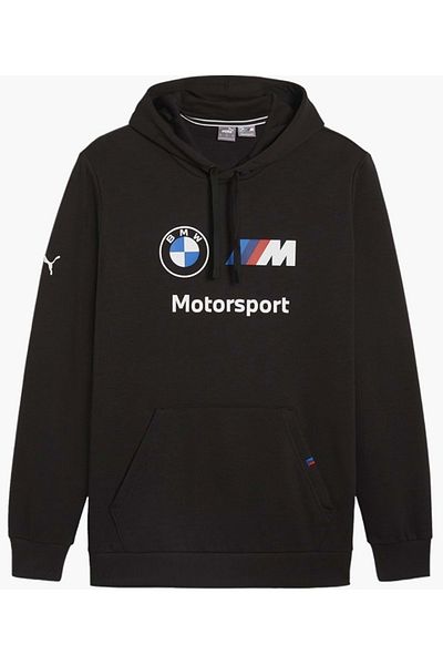 Puma 624162-01 Bmw Mms Ess Hoodie Ft Ανδρικό φούτερ με κουκούλα μαύρο